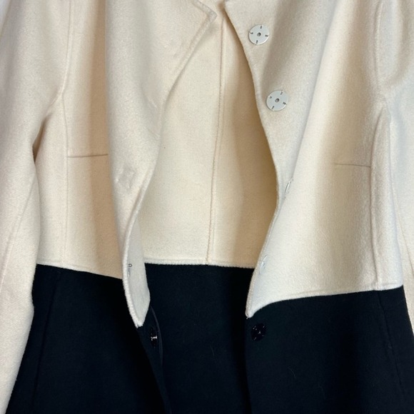 Talbot Black and Ivory Short Wool Jacket Size 2 XS/S - Picture 3 of 11